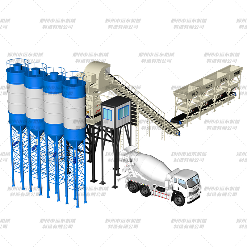 HZS60站(1000+4倉(cāng))(圖4) HZS60站(1000+4倉(cāng))(圖4)