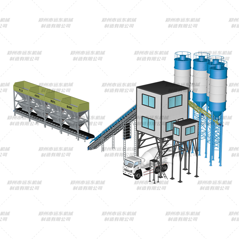 HZS180站(3000+4倉(cāng))(圖2) HZS180站(3000+4倉(cāng))(圖2)